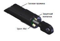газовая пружина space-mat